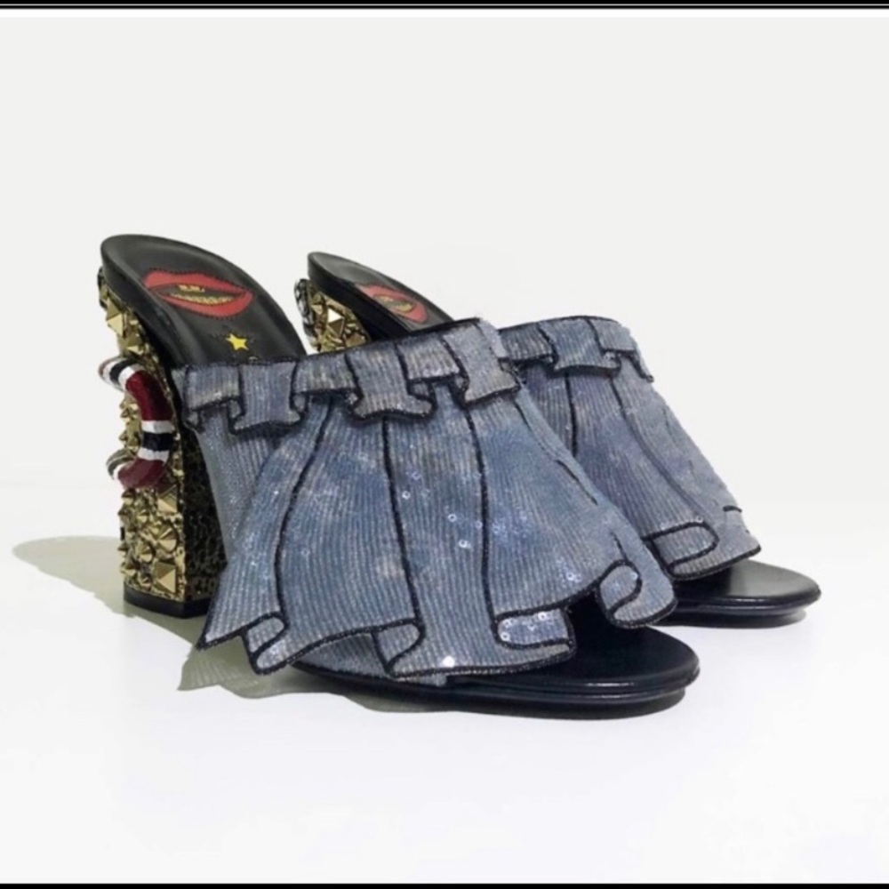 Gucci Owen Ruffle Trompe Loeil